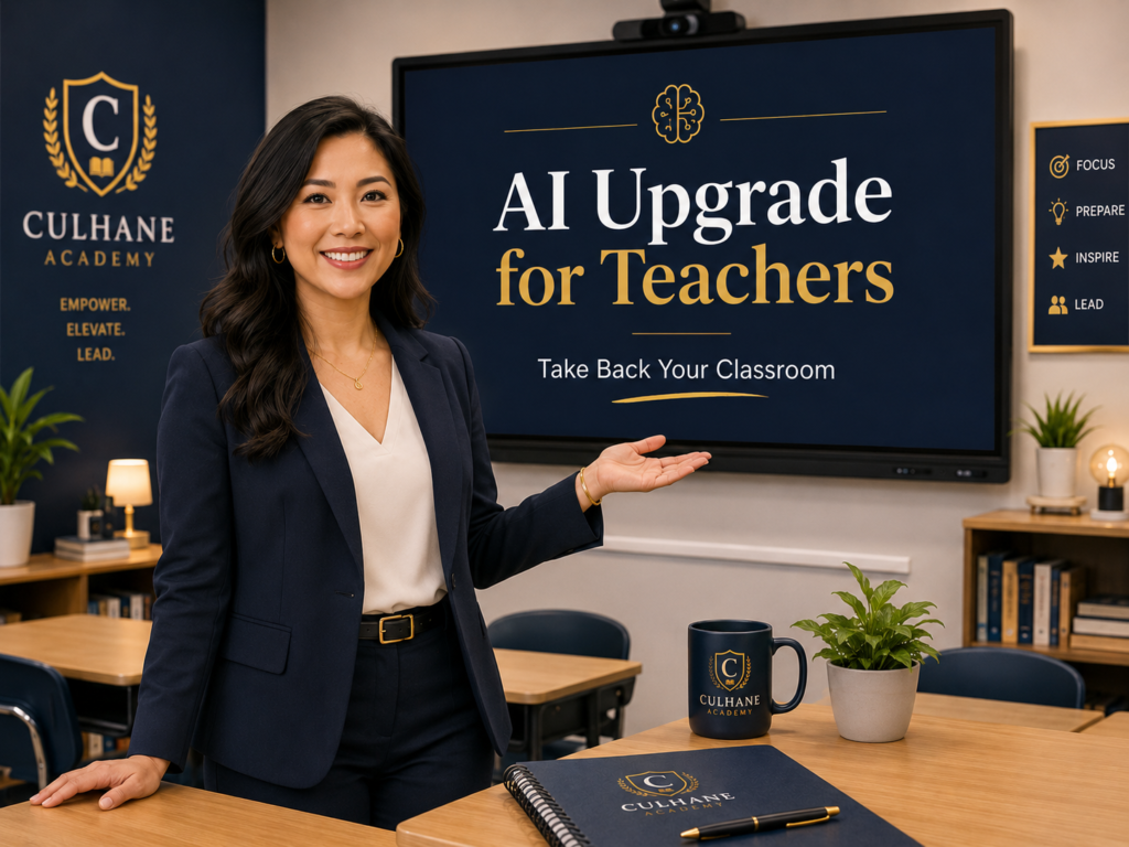 AI Upgrade for Teachers: ethical, resposible, ready to raise your level and integrate the greatest changes in education, perhaps ever.